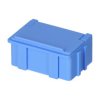 Skrzynka z przegródkami l. przedziałów: 1 szerokość: 42.4mm wysokość: 21mm głębokość: 29.4mm SB Niebieski