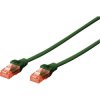 Digitus DK-1617-050/G RJ45 Network cable CAT 6 U/UTP 5m Green Incl. detent