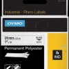 1734523 DYMO IND polyester, 24 mm, black/white
