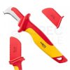 Nóż hakowy ze stopką do ściągania izolacji dla elektryka 1kV 180mm NEO 01-553