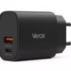 LAD.SIEC.30W USB-A + USB-C (PD ) CZARNA