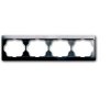 Busch-Jaeger 4 x Ramka Ramka platynowy 2CKA001754A4378 1 szt.