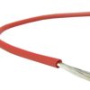 Kabel silikonowy SIF 180C 300/500V 0,75 ciepłoodporny LSOH czerwony linka BSG /100m/