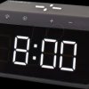 WCACQ30BK Alarm clock with wireless charging, USB-A connector, night light