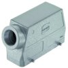 Grommet housing, size 24B, die-cast aluminum, PG29, angled, cross bow locking, IP65/IP66/IP67, 09300240521