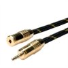 Przedłużacz audio ROLINE GOLD 3,5 mm męski/żeński, 5 m