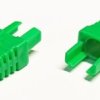 Odgiętka wtyku RJ45 8p8c zielona