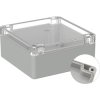 PC enclosure, (L x W x H) 122 x 120 x 55 mm, light gray (RAL 7035), IP66, BYB-3-90H0095