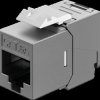 77942 Keystone module, Cat.6a STP, RJ45 socket / LSA, short