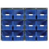 Topstore TC5 Wall Mounted Louvred Panel Kits 2 x TP2 & 12 x TC5 - Blue