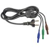 Cliff CIH29950 Safety Test Lead PG Plug 4mm 1.5m Blue/Green/Brown
