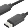 Digitus Kabel USB USB 2.0 Złącze męskie USB-C®, Złącze męskie USB-C® 1.80 m czarny konstrukcja okrągła, wtyczka po obu s