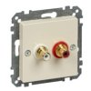 MERTEN SYSTEM M Gniazdo wtykowe złącza audio kremowy MTN4350-0344 SCHNEIDER ELECTRIC