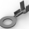 Uninsulated ring cable lug, 0.258-0.653 mm², AWG 23 to 19, 4.82 mm, 60325-2