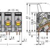 WAGO 2716-203/000-005 złączka do płytek drukowanych