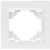 Quadra Ramka Pojedyncza Biała Pod Włącznik Gniazdo