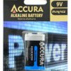 1 x bateria alkaliczna Accura 6LR61/9V
