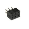 Złącze PCB 6 -pinowe 2 -rzędowe raster: 2mm Gniazdo Pionowy Przewlekany