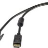 adapter DisplayPort, DVI Renkforce RF-3301142, 1.00 m, czarny