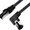 kabel LAN BKL Electronic 144035, 1 szt., RJ45, CAT 8.1, S/FTP, 1 m, czarny