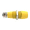 Złącze bananowe Żeńskie Trzpień Żółty Schutzinger rozmiar 4 mm 1 kV dc, 1.5 kV dc, 600V dc 32A Nikiel