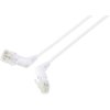 Renkforce RF-6071560 Network cable White CAT 6 U/UTP 1m 360-degree contacts