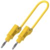 Electro PJP 2111-CD1-50J Test lead 4 mm jack Yellow 50 cm
