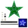 Gwiazda LED pulsujące światło NIEBIESKIE DIY KIT