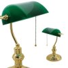 Lampa stolowa/ bankierska, E27, IP20, zielona SIMGE HOROZ