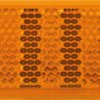 763402 Trailer - reflector, rectangular, with hole, yellow