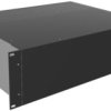 Aluminum enclosure, (L x W x H) 133 x 422 x 330 mm, black (RAL 9005), IP20, RM3U1913VBK