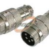 MIKROFONOWY WTYK 3PIN KABEL METALOWY GWINT