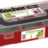 Pudełko z kołkami Fischer FIXtainer 532894, 210 części