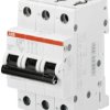 Wyłącznik nadprądowy MCB, Typ B, 3-biegunowy, 6A, 400V, 440V, ABB, S200 M UC