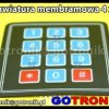 Klawiatura membranowa 4x3 = 12 przycisków
