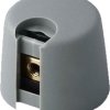 Rotary knob, 4 mm, plastic, gray, Ø 16 mm, H 16 mm, A1016048