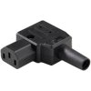 Martin Kaiser 890/sw IEC Connector 10A Black Left Cable Outlet