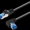 TI 44-0,5 L Patch cable Cat.6a S/FTP angled / straight, 0.5 m