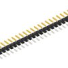 Pin header, 30 pole, pitch 2.54 mm, straight, black, SLLP7SMD05530S