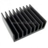 Radiator 44 x 50,6 x 17mm czerniony żebrowany