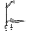 My Wall HL63L Monitor desk mount 17"-32" Black height adjustable tiltable