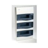 Ip40 Rozdzielnica Modułowa 3X12 Combi Natynkowa (Drzwi Transparentne) Pe+N