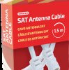 SUPAVC004 Satelliten- und Antennenkabel, F Stecker <> F Stecker, 1,5 m, We
