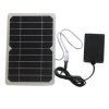Pompka powietrza napędzana energią słoneczną 5W,aerator USB,panel laminowany EVA,21,5 wydajności,2W pompka powietrza,podwójne ka