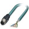 Kabel Ethernet Cat5 długość 2m Z zakończeniem Phoenix Contact