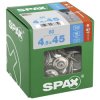 SPAX 4577000450456 Tinsmith screw 4.5x45mm T-Star Plus Stainless steel A2 80 pc