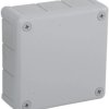 Puszka natynkowa pusta 12 wlotów VIPLAST VP-51 SZARA IP55 118x118x46mm 051-03