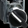 XB4BD25 Selector switch, Harmony XB4, 22 mm, black, latching, 1 NO + 1 N