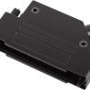 encitech 6560-0116-14 Obudowa złącza D-SUB D45ZK37-BK-K, metal, 45 °, 1 szt.