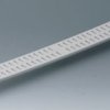 Enclosure strip, straight, ABS, (L x W x H) 365.9 x 35 x 22.9 mm, gray white, A0126370